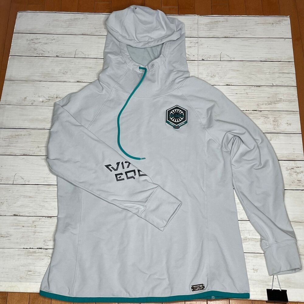 Disney Star Wars Galaxy's Edge 709 First Order Gray Dri-Fit Stretchy Hoodie XL